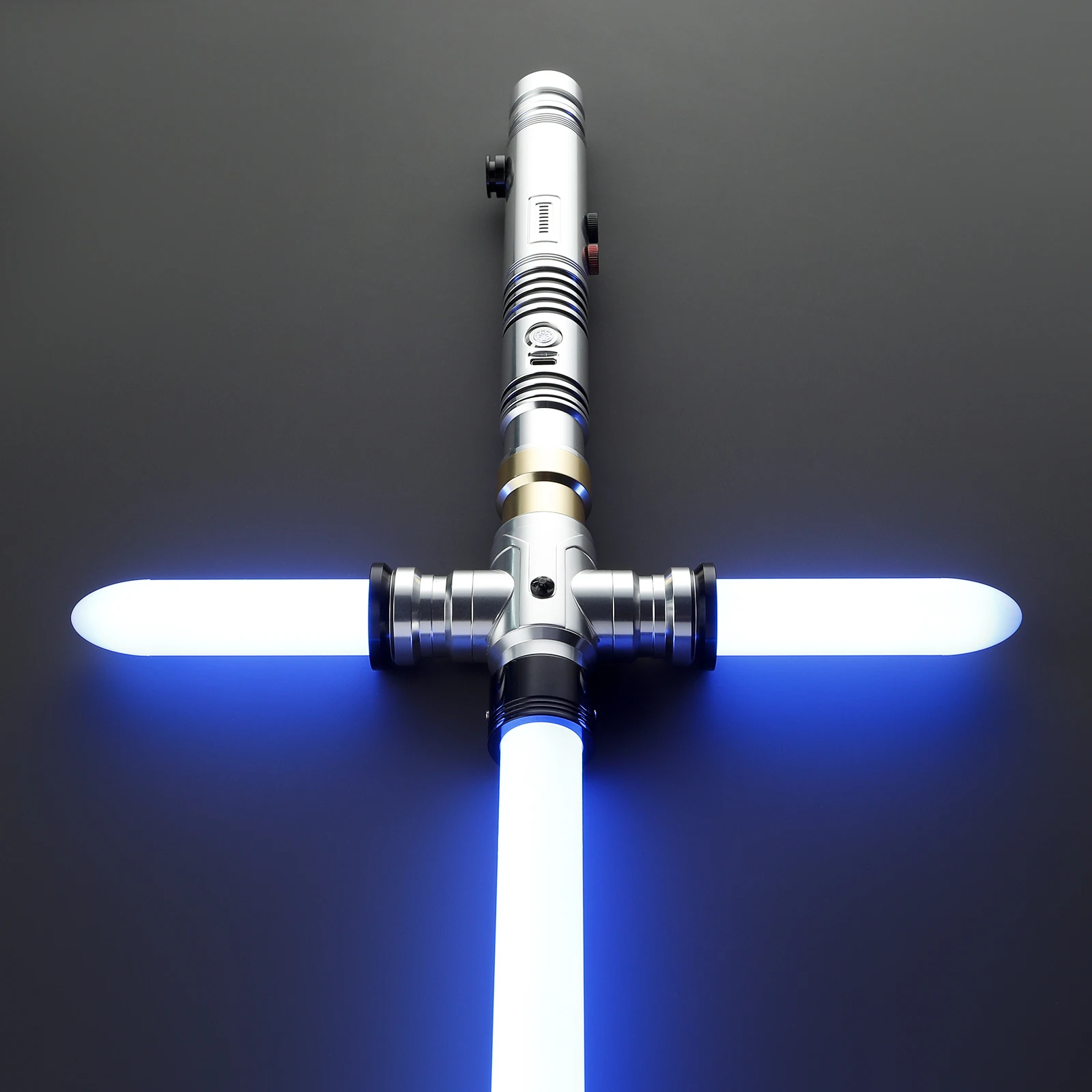 Lichtzwaard Neopixel Jedi Laserzwaard Metal Handvat Zwaar Duelleren Gevoelige Gladde Oneindig Veranderende Hitting Sound Ltg Light Sabel