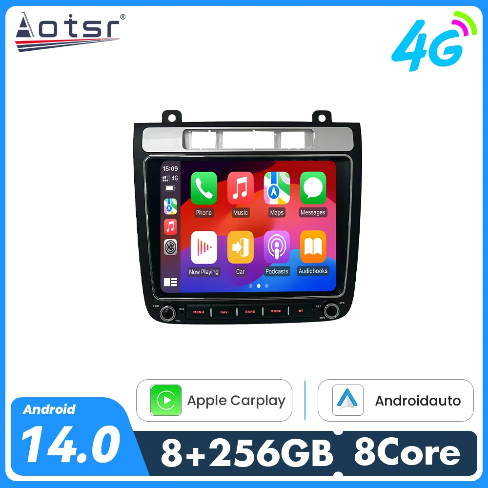 

8.4 Inch HD Touch Screen GPS Navigation Carplay Car Radio For Volkswagen Touareg 2011-2018 Premium Upgrade Accessory Plug & Play
