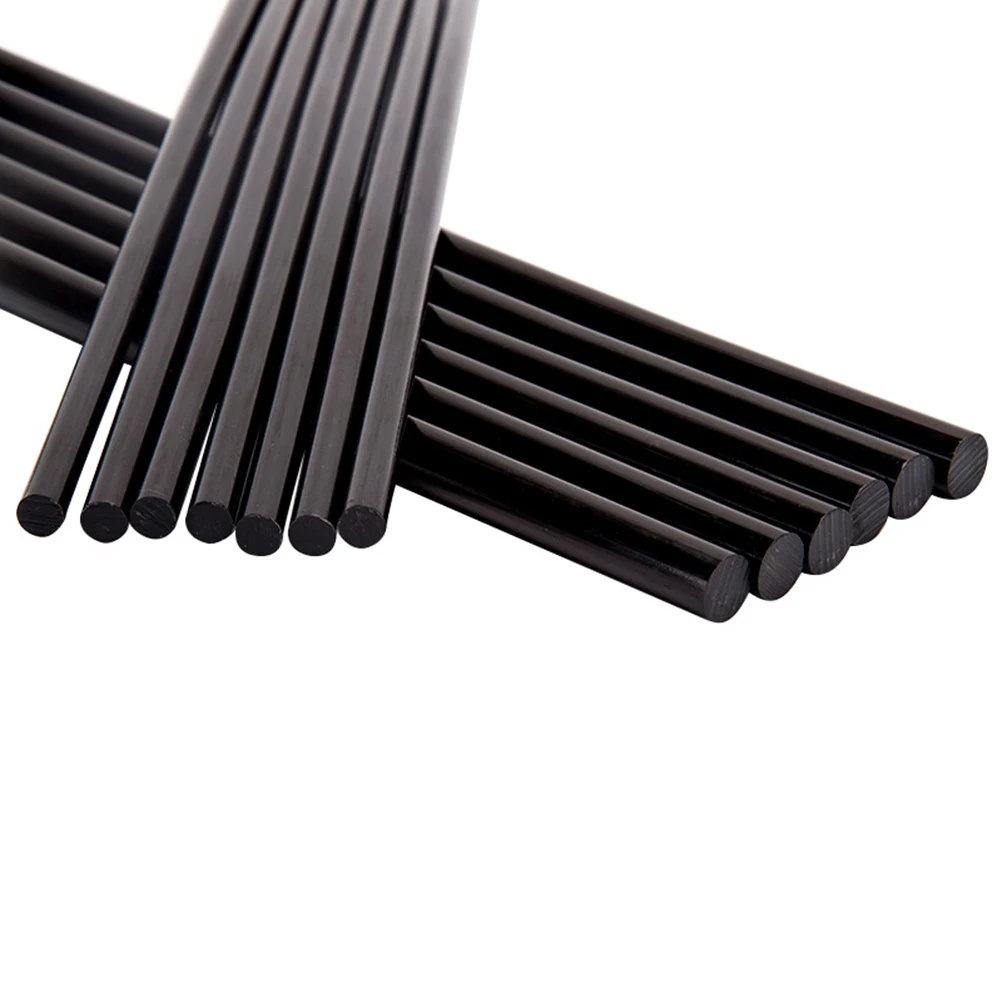 

100Pcs Hot Melt Glue Sticks Strong Adhesive Glue Strips Cuttable Glue Sticks for Home Shop Store (Black)