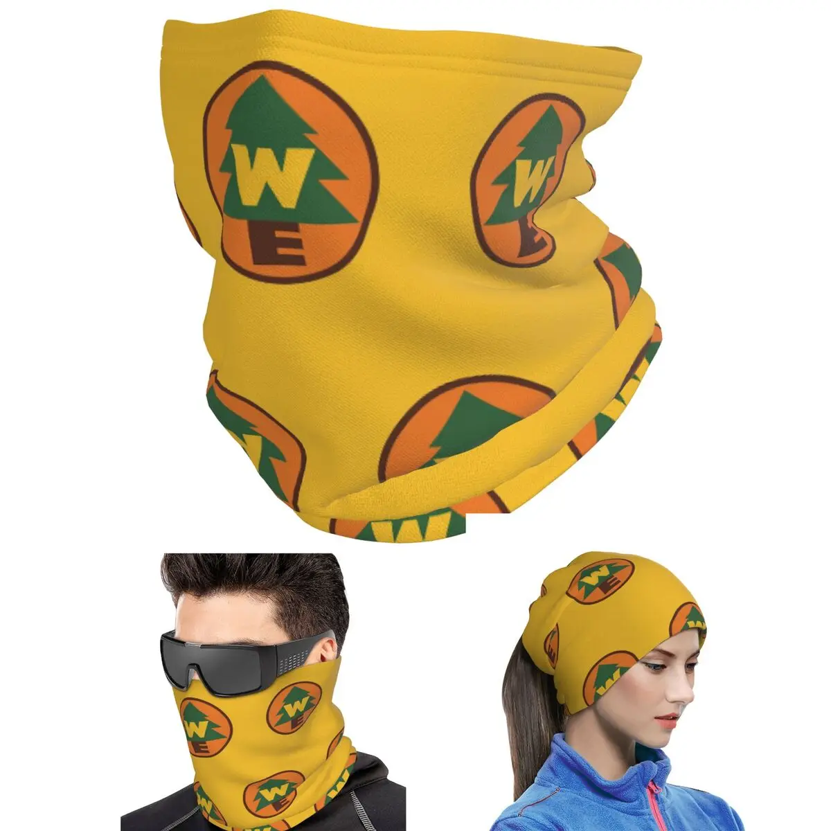 Wilderness Explorer Logo Bandana Neck Gaiter Printed Wrap Scarf Multi-use Headwear For Men Women Adult Washable