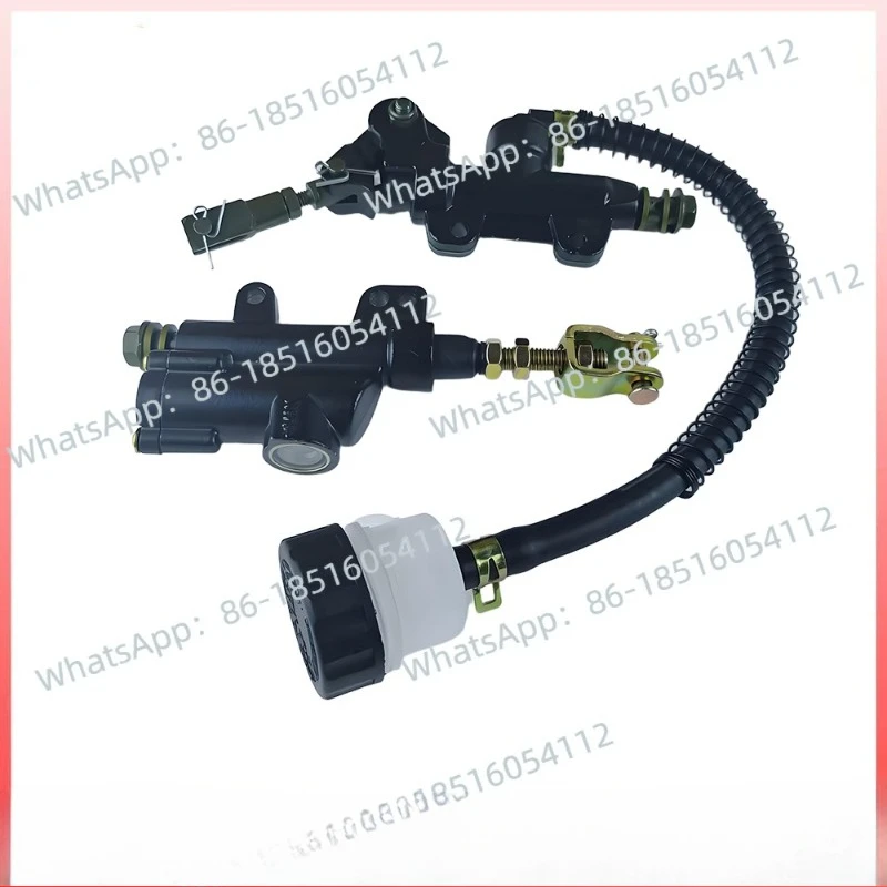 

Мотоцикл подходит для уличного автомобиля Qianjiang Horizon, модифицированный задний дисковый тормоз, гидравлический тормозной насос