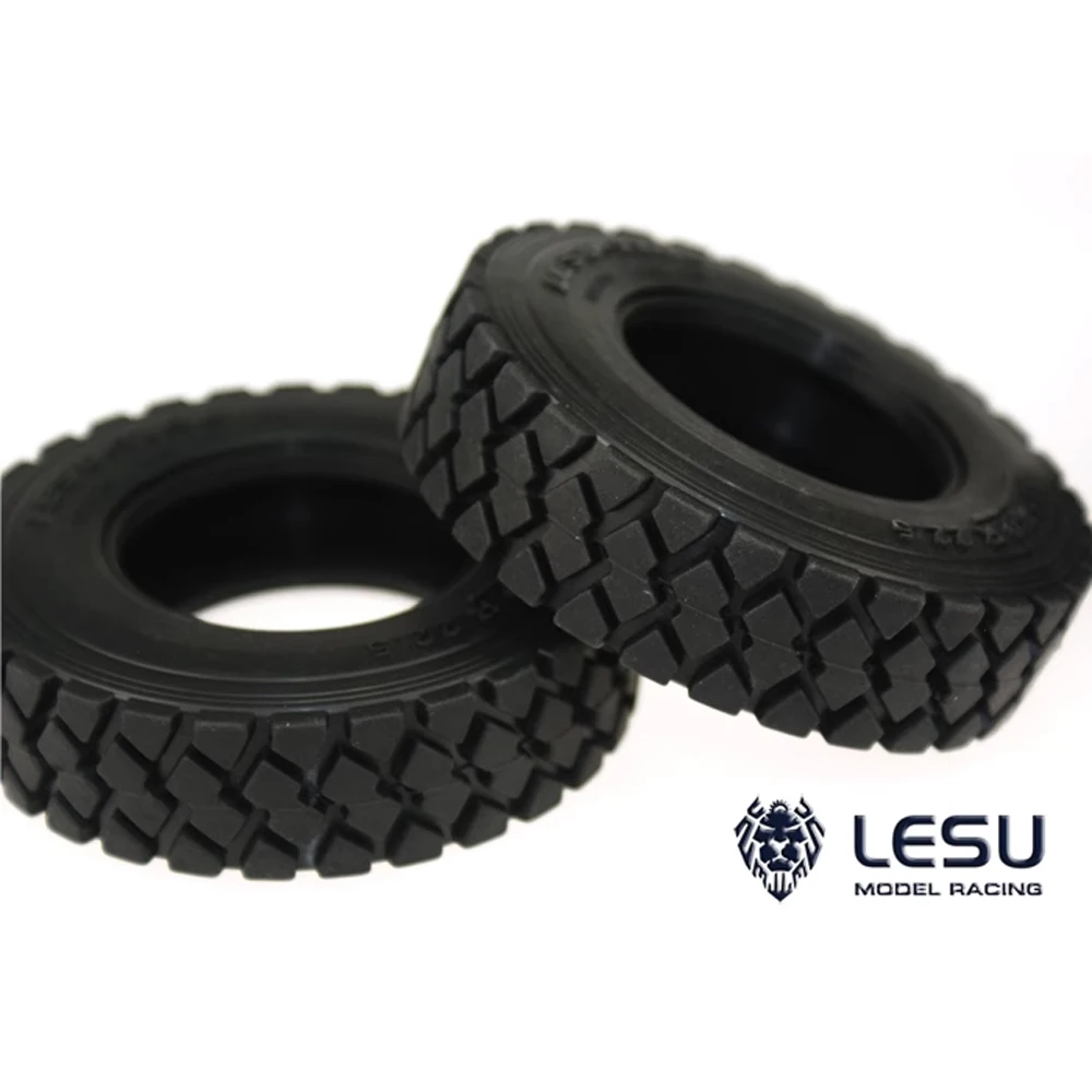 LESU S-1213 & S-1214 1/14 Truck Gravel Tire Suitable for Tamiya 1/14 Mud Dump Truck Tractor Truck 85MM Diameter Tire