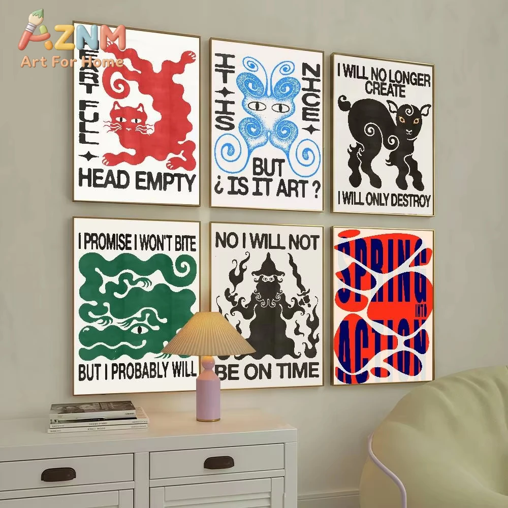 

Японский постер Art Alex Khabbazi, 1/6 шт., подходит для украшения стен дома, гостиной, спальни, офиса, бара