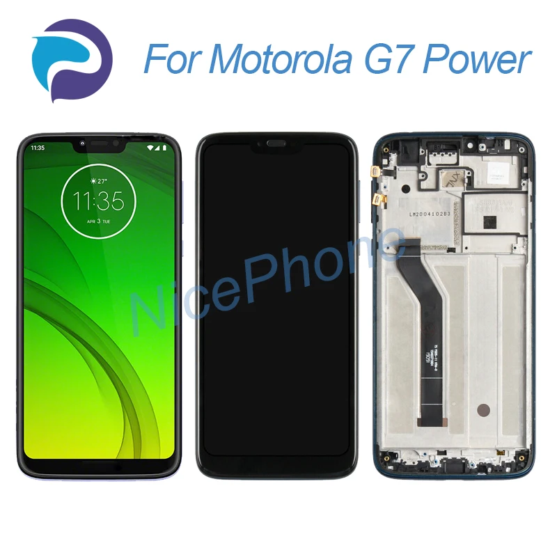 for Motorola G7 Power LCD Screen + Touch Digitizer Display 1520*720 XT1955, XT1955-4 G7 Power LCD Screen Display