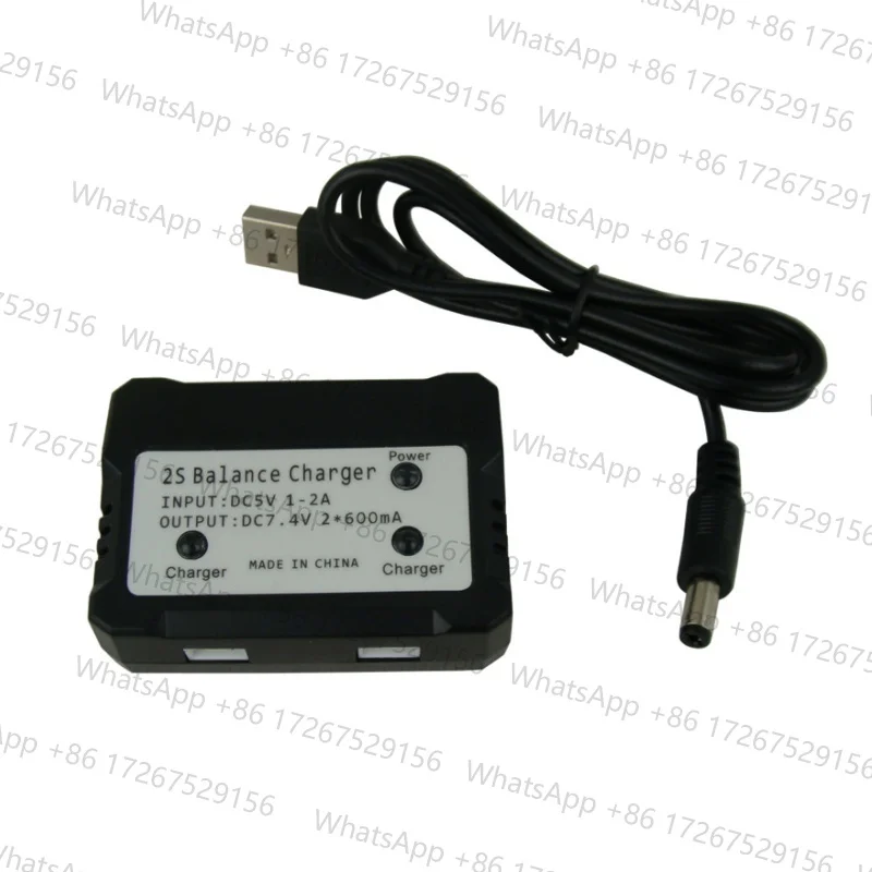 Balance Charger Box 2S 7.4V Charging Adapter 2 in 1 LiPo Battery for Wltoys V912 V913 RC Car Syma X8 X8C X8G X8HG X8HC MJX X101