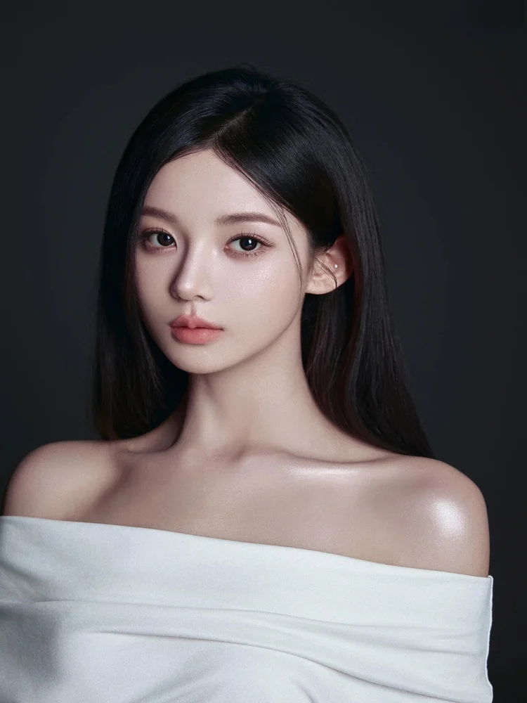Elegant One-Shoulder Bodycon Dress Women's Studio Photography New Style Fish-Tail Long Dress Fashionable Stage Costume