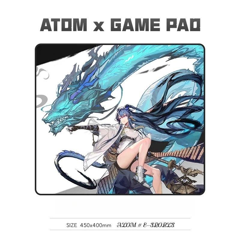 

Hot Sale ATOM E-sports Customized Anime Mouse Pad FPS Game Cloth Pad Neutral Pad Fine Surface Csgo Thickened Universal Locking