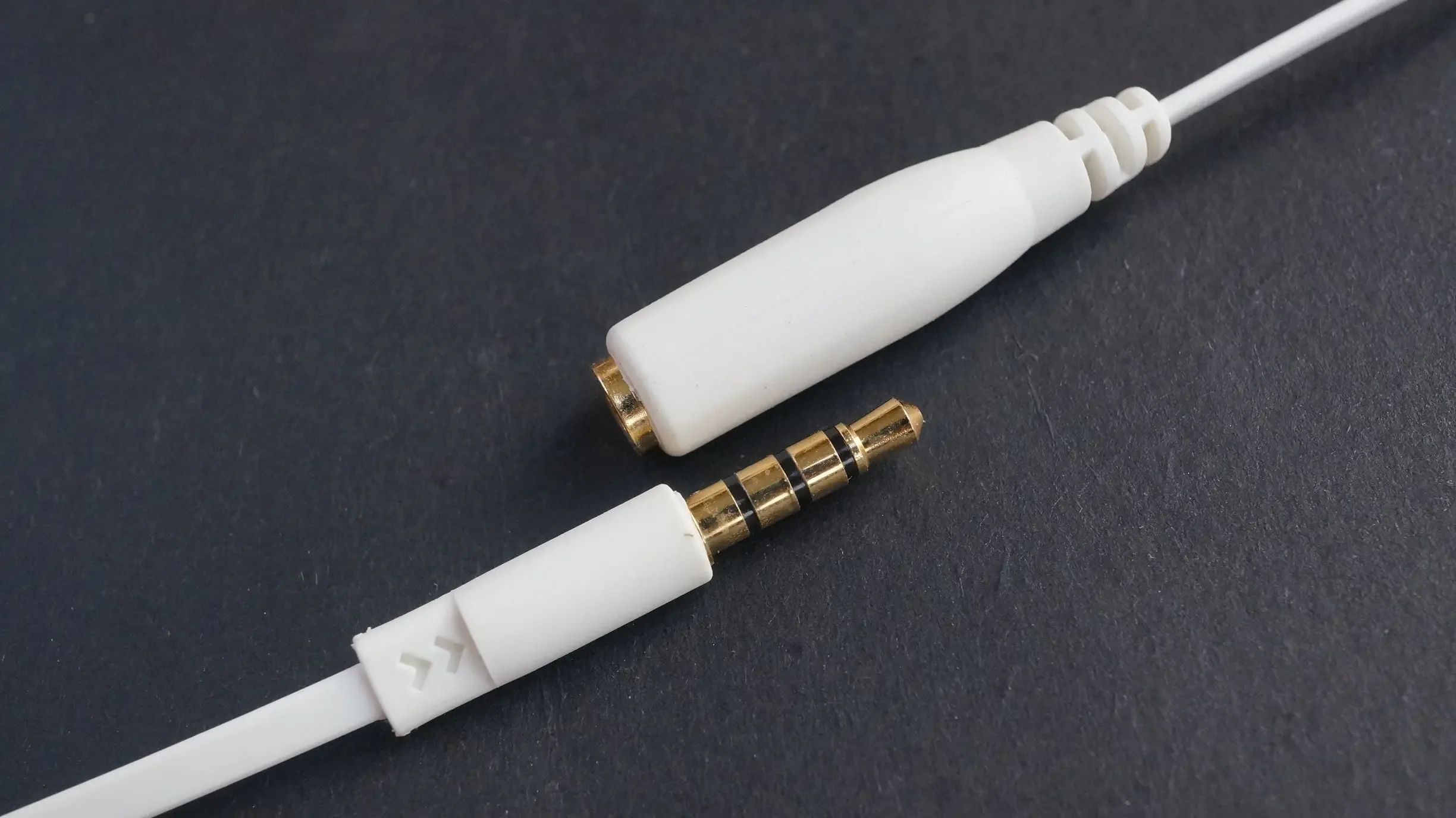 Vmota-Auscultadores Universais de Controlo de Volume, Cabo Áudio, Microfone, Linha Estendida, Branco, Apple,Android e Mais, 3.5mm, 1.0 m