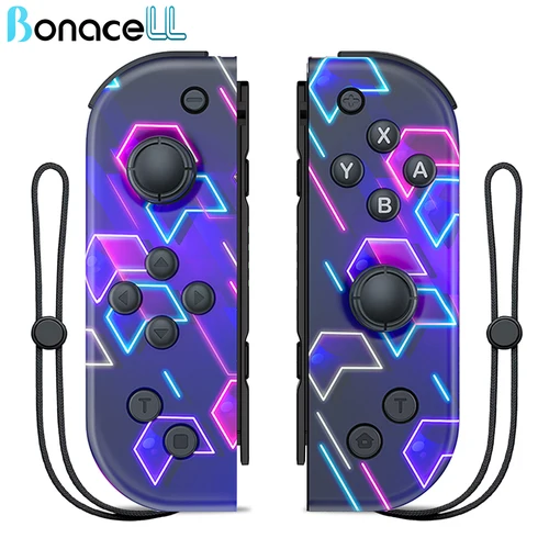 Funciona perfecto para Nintendo Switch/Oled/Lite para el controlador Joycons BT con accesorios para juegos Turbo Vibration, sin correa