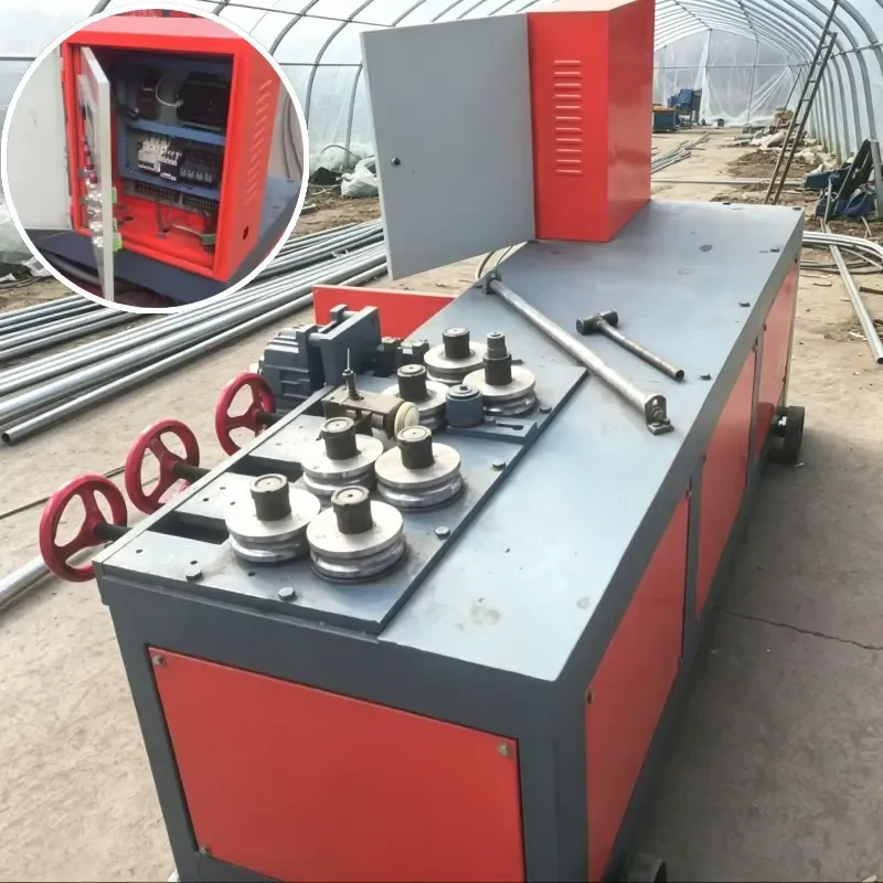 CE Certification Hot Sale 3-6r/min Hydraulic Greenhouse Pipe Bending Machine Metal Skeleton Frame Forming Machine for Steel