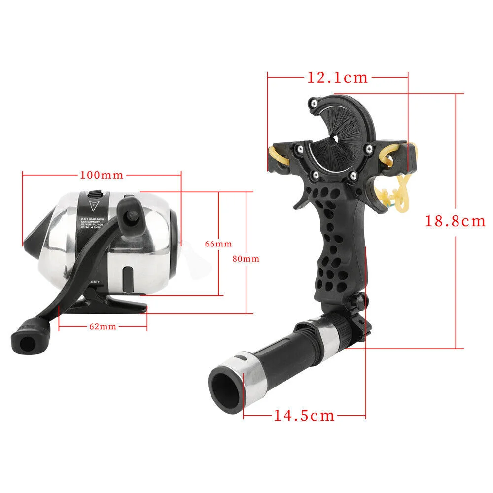 Bowfishing Slingshot Catapult Kit Slingbow Bow Arrow Set for Adults Outdoor Fishing Hunting Shooting Archery Sports Accessories view 2