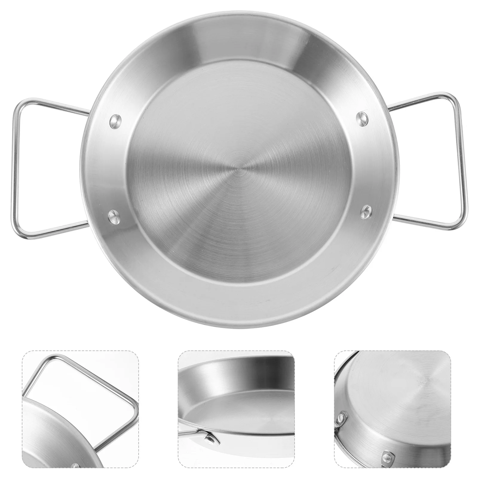 

Stainless Steel Seafood Plate 20cm Silver Tray Snack Serving Kitchen French Fries Dish Platter Party Buffet Fruit