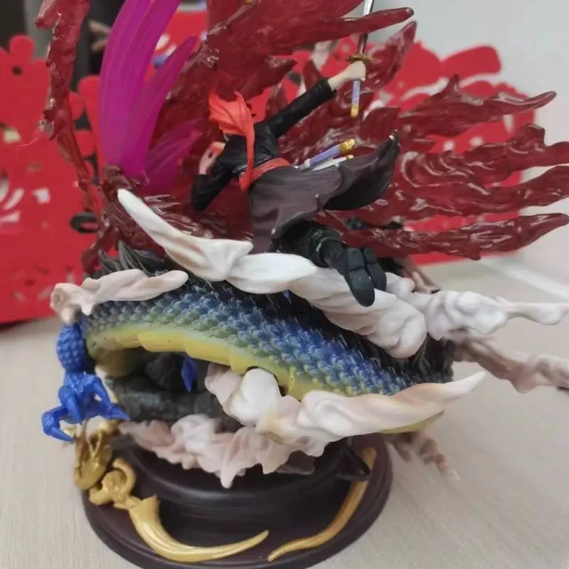 20 سنتيمتر قطعة واحدة جزيرة الأشباح Qinglong Gk Solon مقابل أربعة الأباطرة كاي اليدوية تمثال البلد معركة نموذج حلية هدية عيد