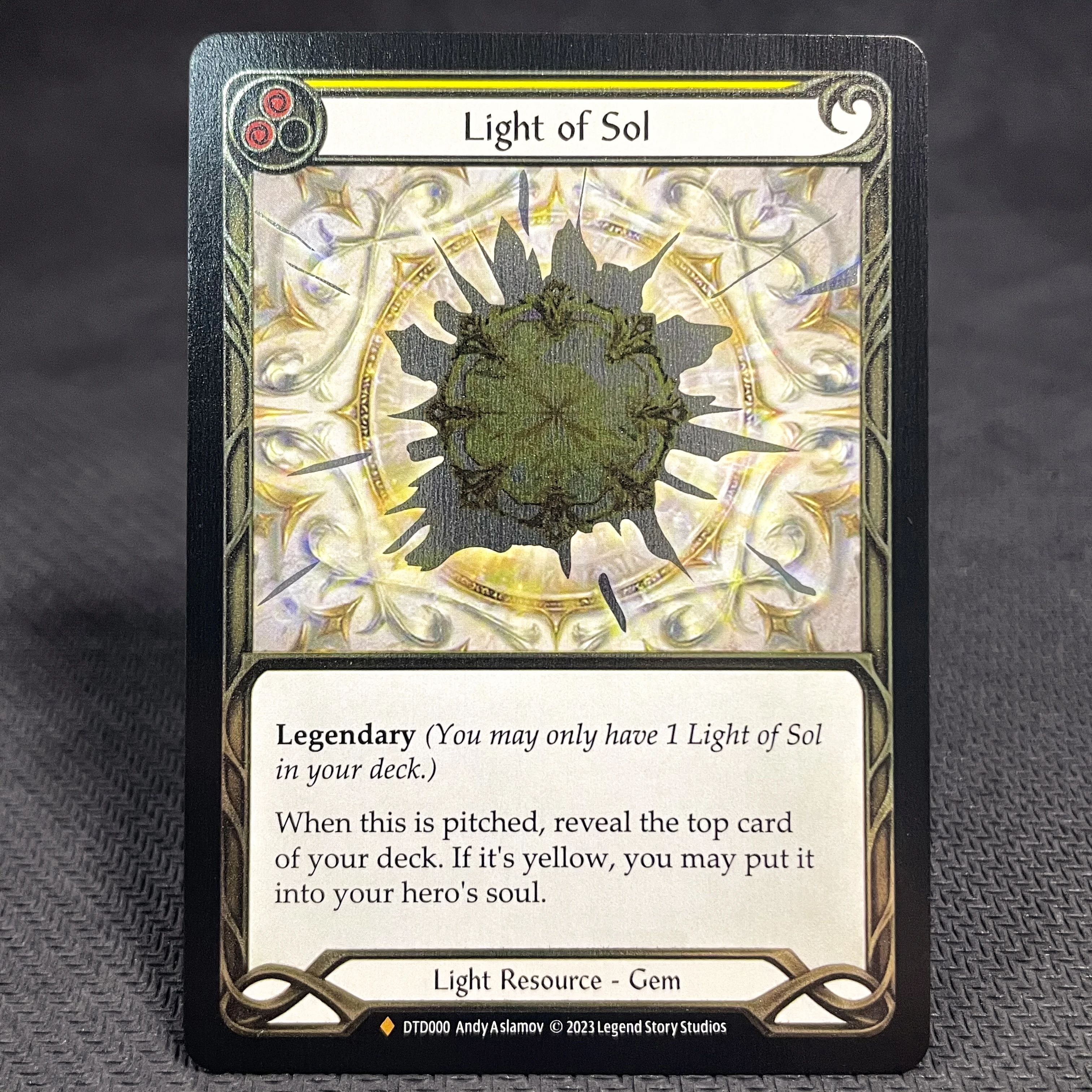FAB Proxy Card Cold Foil Collection Cards New Horizon Command and