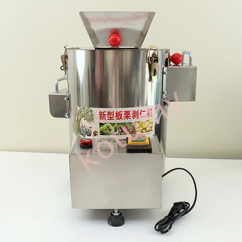 8-blade 10-blade electric chestnut peeling machine 220v fully automatic chestnut shell removal