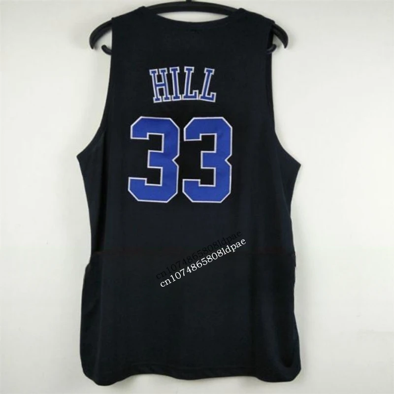 Basketball Jersey Men Oversize 33 Hill Duke University Embroidery Sewing Breathable Athletic Sports Street Hip Hop Sportswear