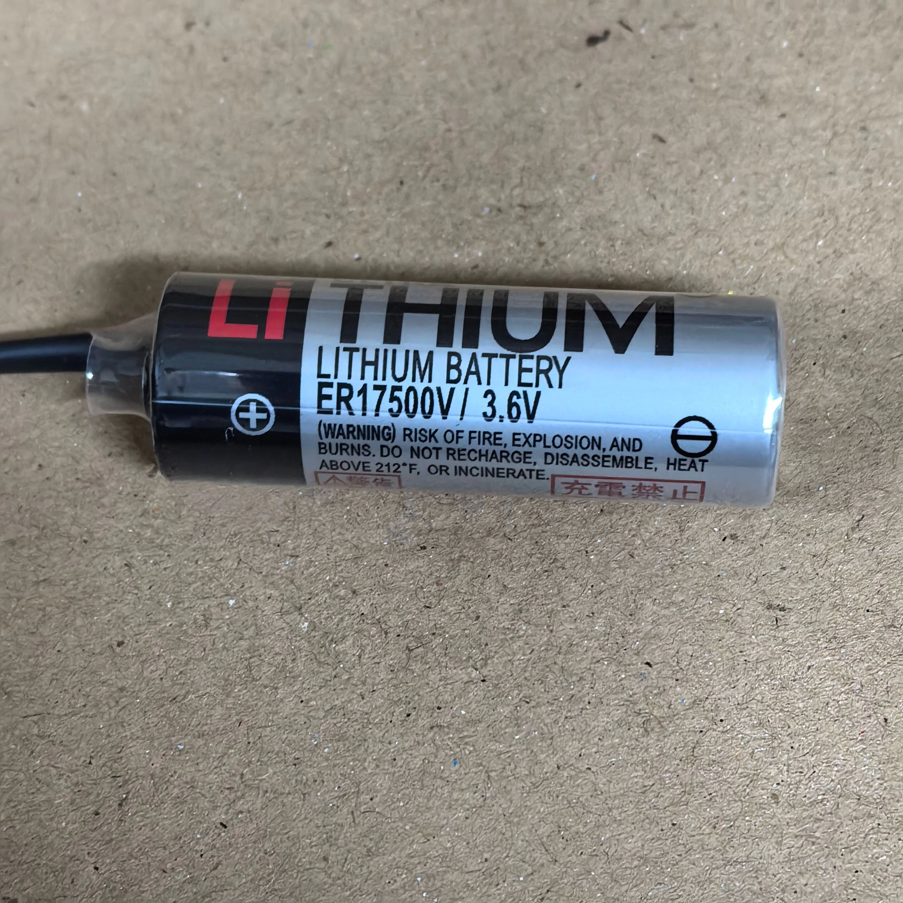 For Yamaha Robot Absolute Encoder Battery KCA-M53G0-10 3.6V 2750mAh ER17500V