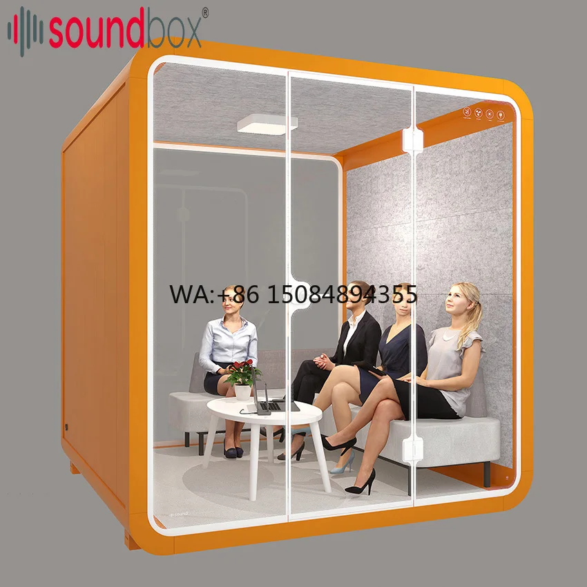 Luxury Container House Movable Hotel, Portable Meeting Room Office Studio Pod Office Pod/