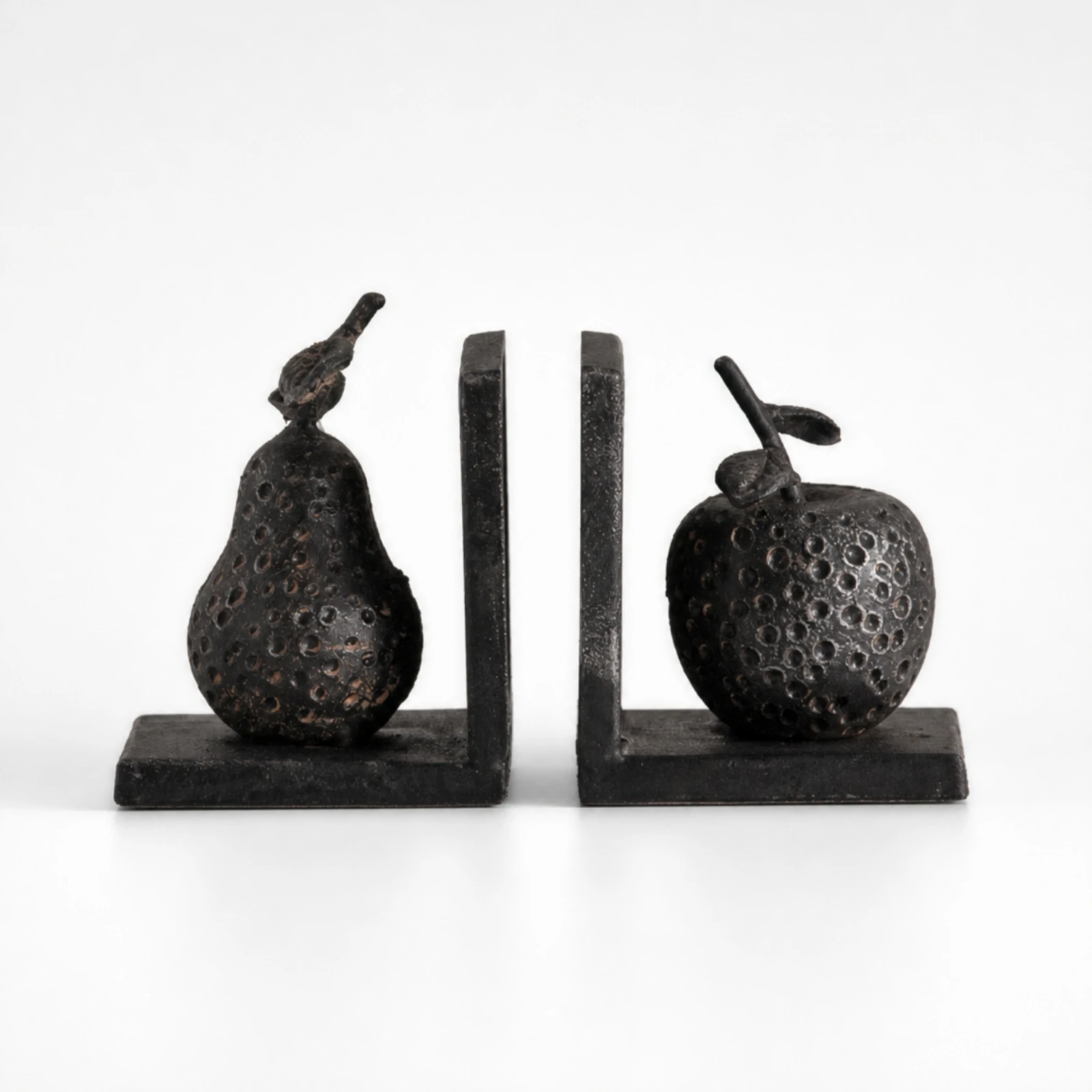 fermalibri-con-scultura-di-frutta-in-rilievo-finitura-scura-base-a-forma-di-l-stile-antico-ideale-per-biblioteche-e-scaffali