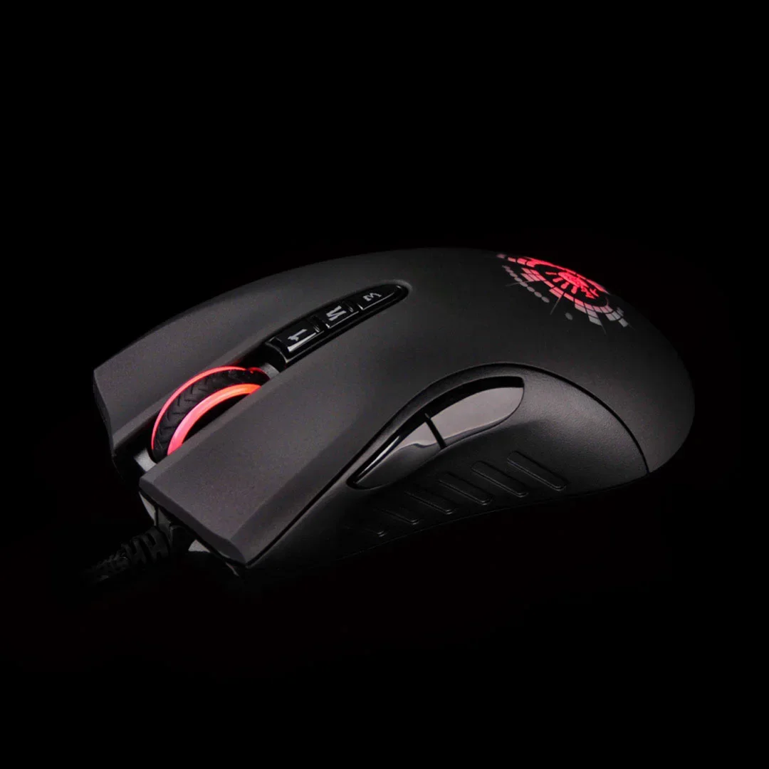 Mouse para jogos A4TECH Bloody A91, 4000 DPI, clique de arrasto, 1000 HZ, 6666 FPS, 8 botões, bota de armadura X' Glide de metal, mais de 20 milhões d