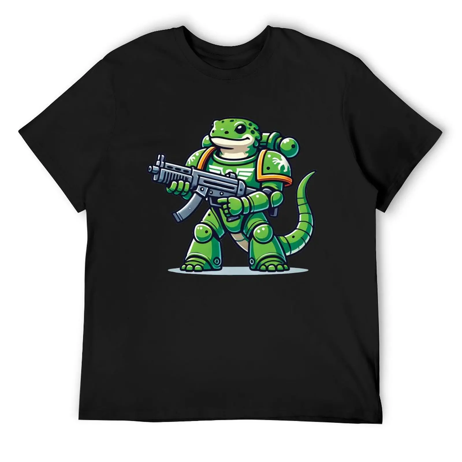 Warhammer Salamanders - a Warhammer 40k reference (machine gun - right side) T-Shirt valentines clothes t shirts for men pack