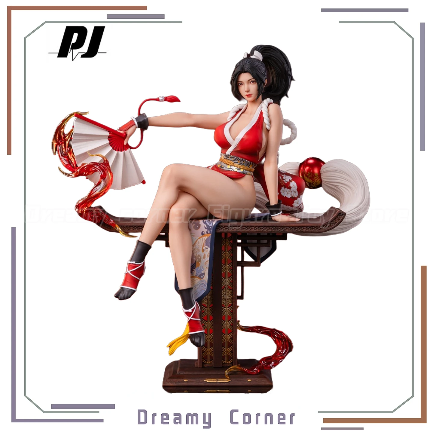 

【В наличии】Оригинальная серия PIJI New Era THE KING OF FIGHTERS XIV Shiranui Mai масштаб 1/6, модель с орнаментом