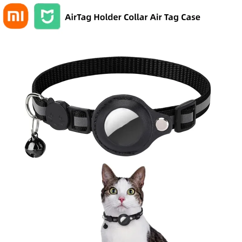 

Xiaomi Cat AirTag держатель ошейник отрывные светоотражающие полосы регулируемый ошейник для котенка водостойкий ошейник-колокольчик для кошек чехол для воздушной бирки для домашних животных