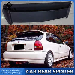 For 1996 1997 1998 1999 2000 Honda Civic EK9 Roof Spoiler High Quality ABS Plastic Unpainted Car Spoiler Trunk Boot Wing Spoiler