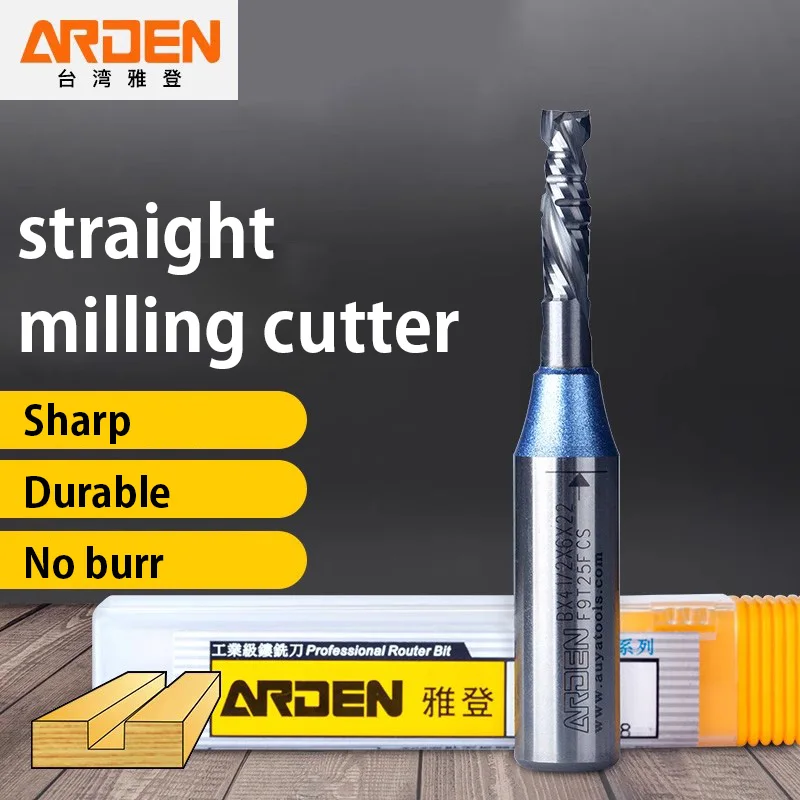 

Фреза Arden, фреза для обрезки TCT, профессиональная фреза с двойной кромкой TCT для деревообработки, гравировки с ЧПУ