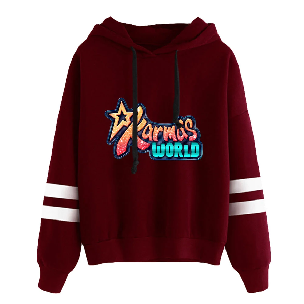 Karma's World Hoodie Unisex Pocketless Sleeve Women Men Sweatshirt Harajuku Streetwear American Kids' TV Clothes Plus Size