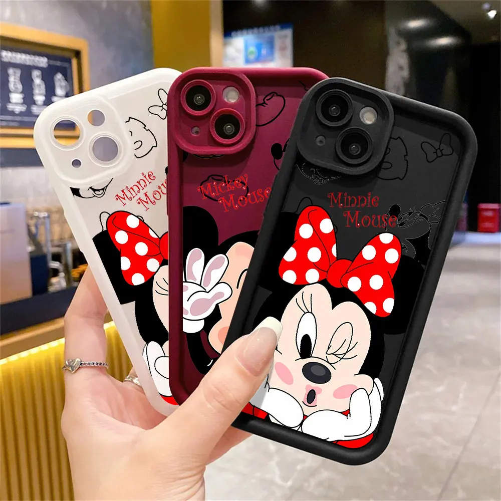 Case for Samsung Galaxy A20 A04e A20s A10s A31 A04s A51 A30 A50 A21s A04 A05s A71 A03 Mickey Minnie Cute Soft Cover