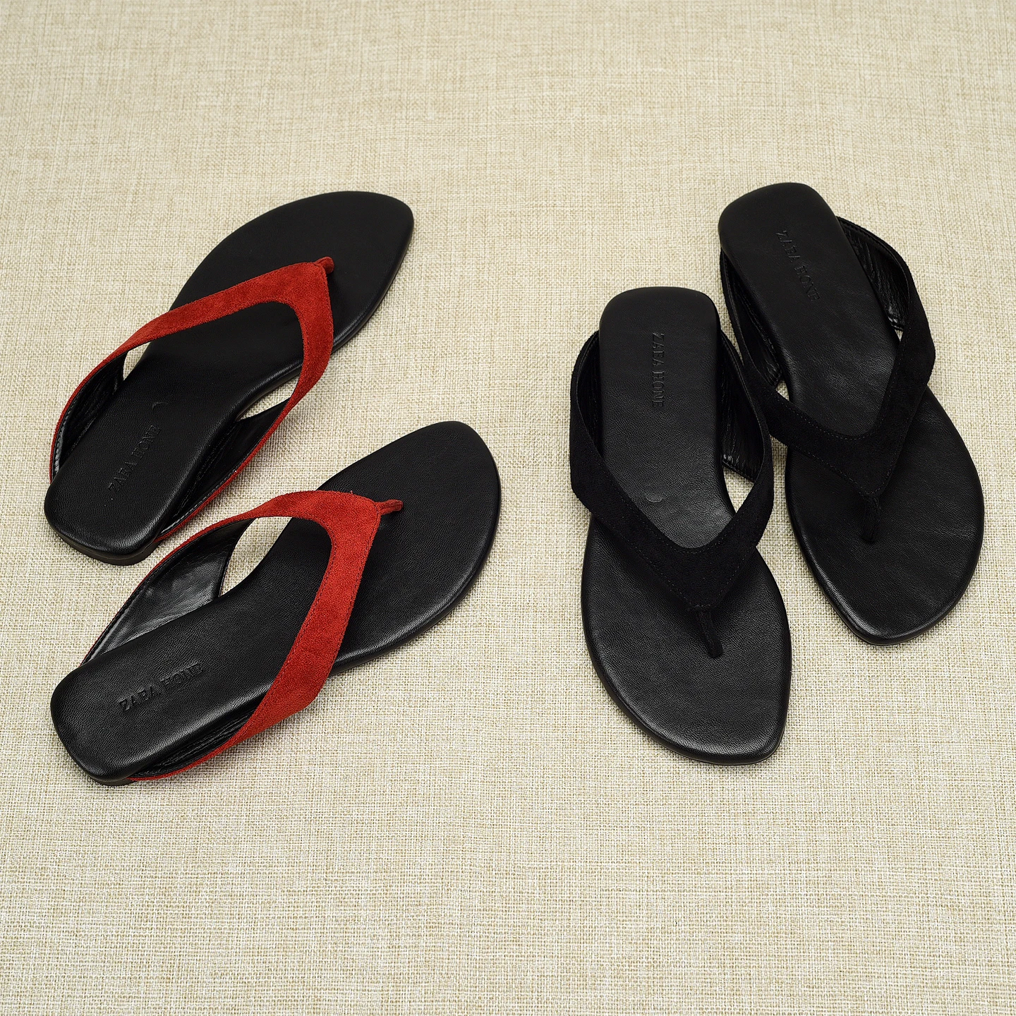 Comfortable Pure Color Flat Bottom Thong Slippers for Women Casual Wear Anti-Slip Durable Daily Street Style Portable Versatile