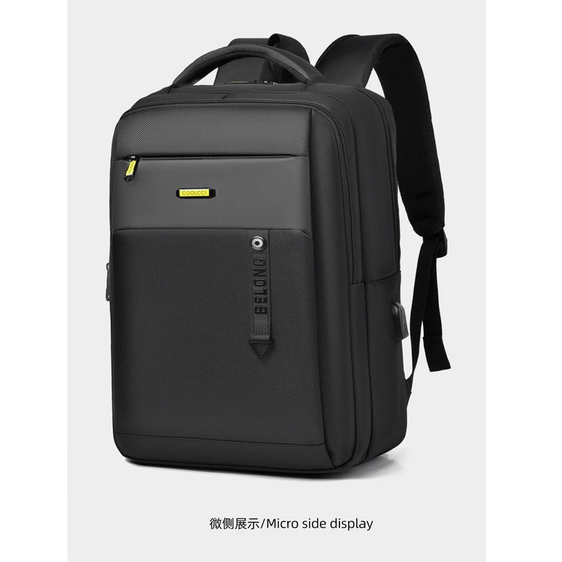 Business Laptop Backpack Elegant Mens Backpacks with usb Port 15 6 inch Computer Compartment Back Pack 17 inch Multi Pocket SAC