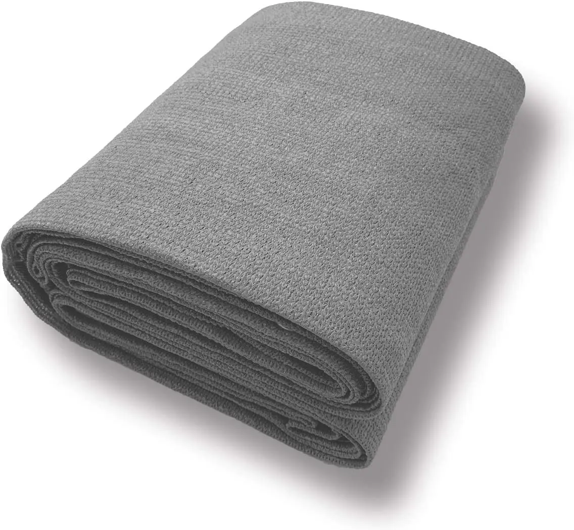 Grau Zaun Privatsphäre Screen Windschutz-Heavy Duty Fechten Mesh Schatten Net Abdeckung für Wand Garten Hof Hinterhof-Zip krawatten Enthalten – Detail 6