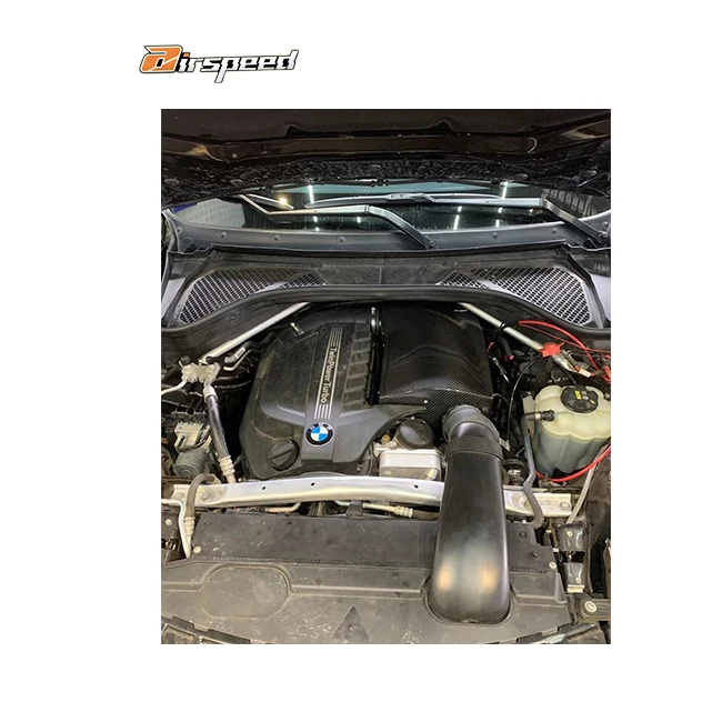 Airspeed Real Car Data Development Dry Carbon Fiber Cold Air Intake System for  X5 F15 N55 3.0T