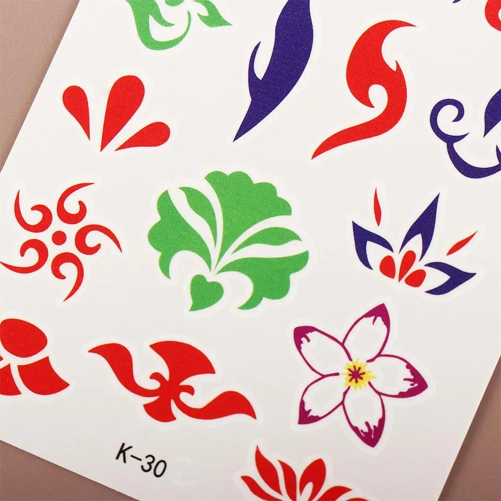 ديكور الوشم المؤقت للجسم الأيدي الذراع الساق الجسم الفن ملصقات وهمية الوشم الزهور المؤقتة الوشم الجبين الوشم الشارات