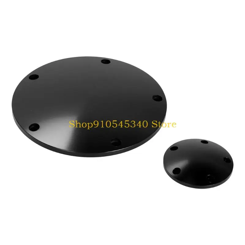 U2JA 103 Engine Side Trim Cover for Motorcycle Replacement Use, Metal 6-Hole Part for Engine Side Dress-Up Service Work