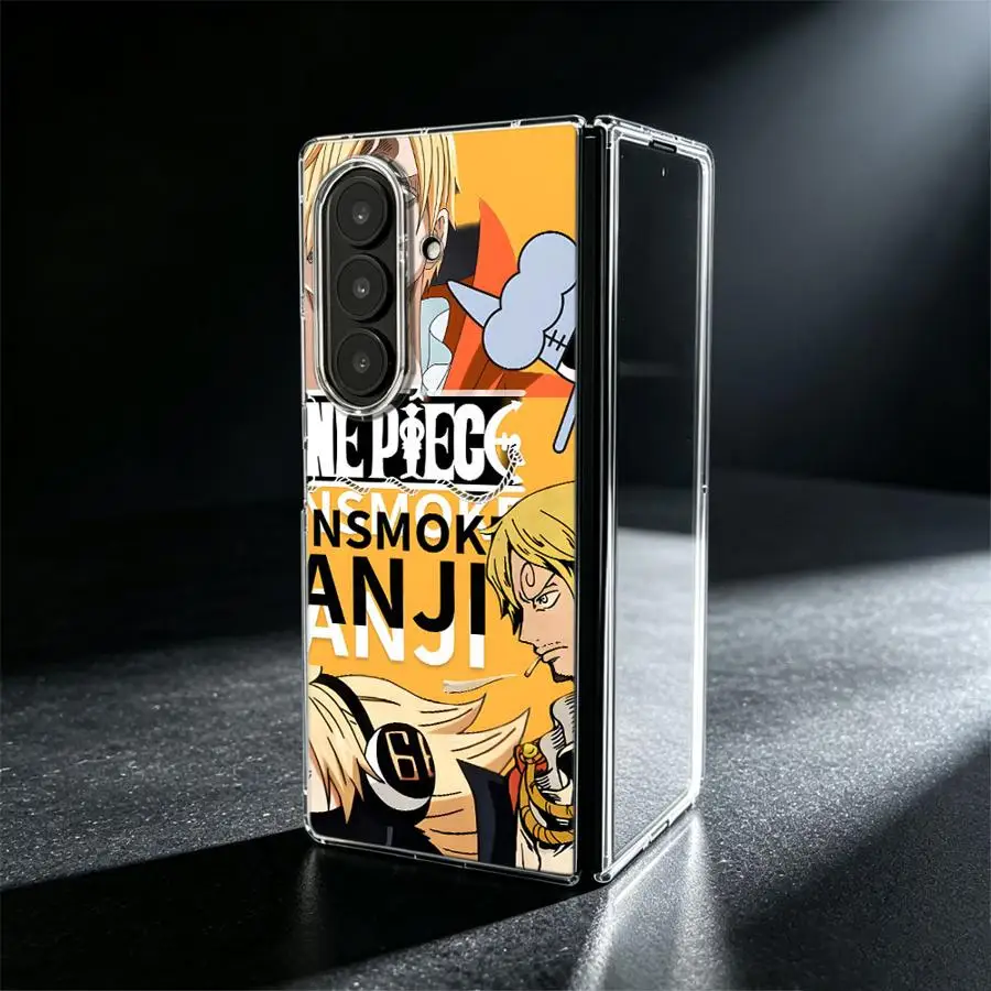 O-One P-iece Anime Case for Samsung Galaxy Z Fold 8 Ultra ZFold6 Z Fold 7 6 5 4 3 ZFold7 ZFold5 ZFold3 ZFold4 Phone Cover