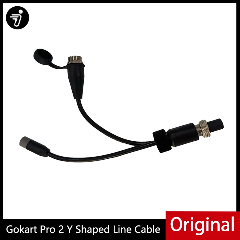 Original Rear Vehicle Frame Y-shaped Cable for Ninebot Gokart Pro 2 Smart Self Balance Electric Scooter Parts Kart Accessories