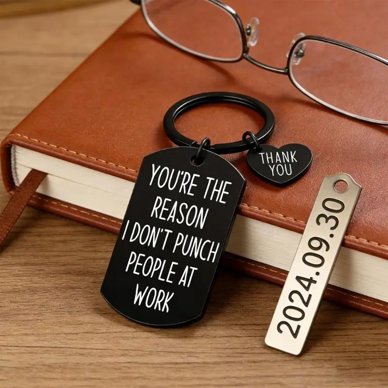 6XDF Lightweight Appreciation Keychain For Female Bosses Work Best Friend And Coworker As Farewell Retirement Present