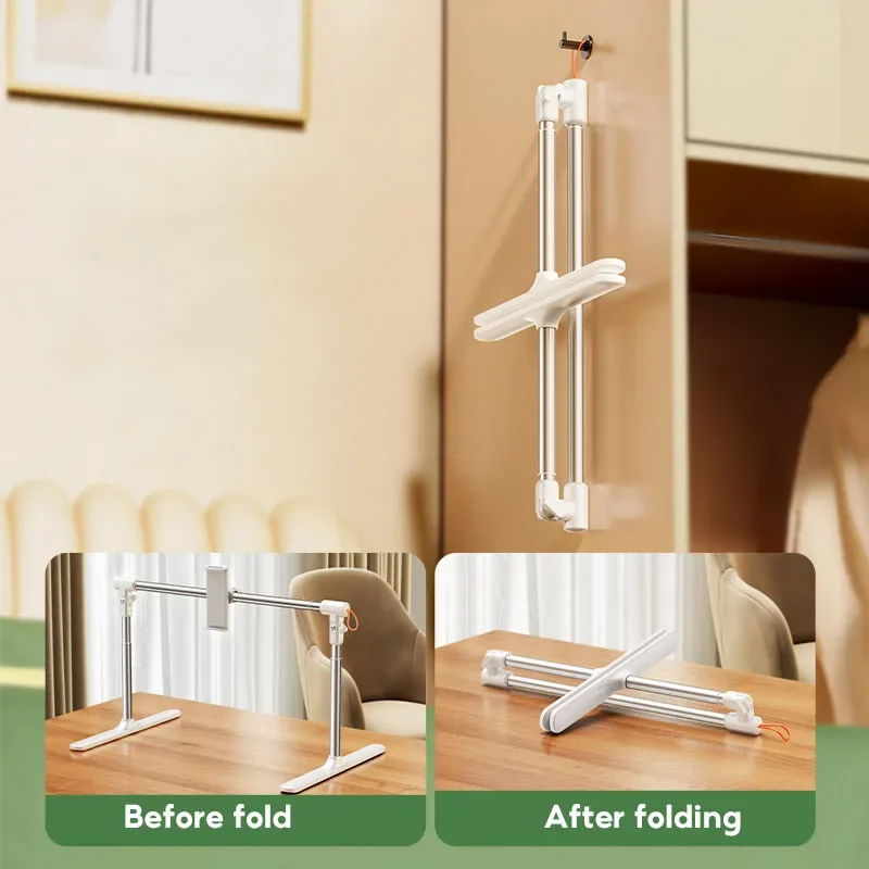 1PC Telescopic Liftable Tablet Stand Bed Phone Holder Bedside Lazy Bracket Lying Down Watching Drama Desktop Folding Support