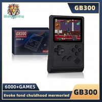 NEW BOKIDDY  GB300 Portable Handheld Game Player 3.0 inch Screen TV Video Game Console AV Output Console Built-in 8G 6000+ Games
