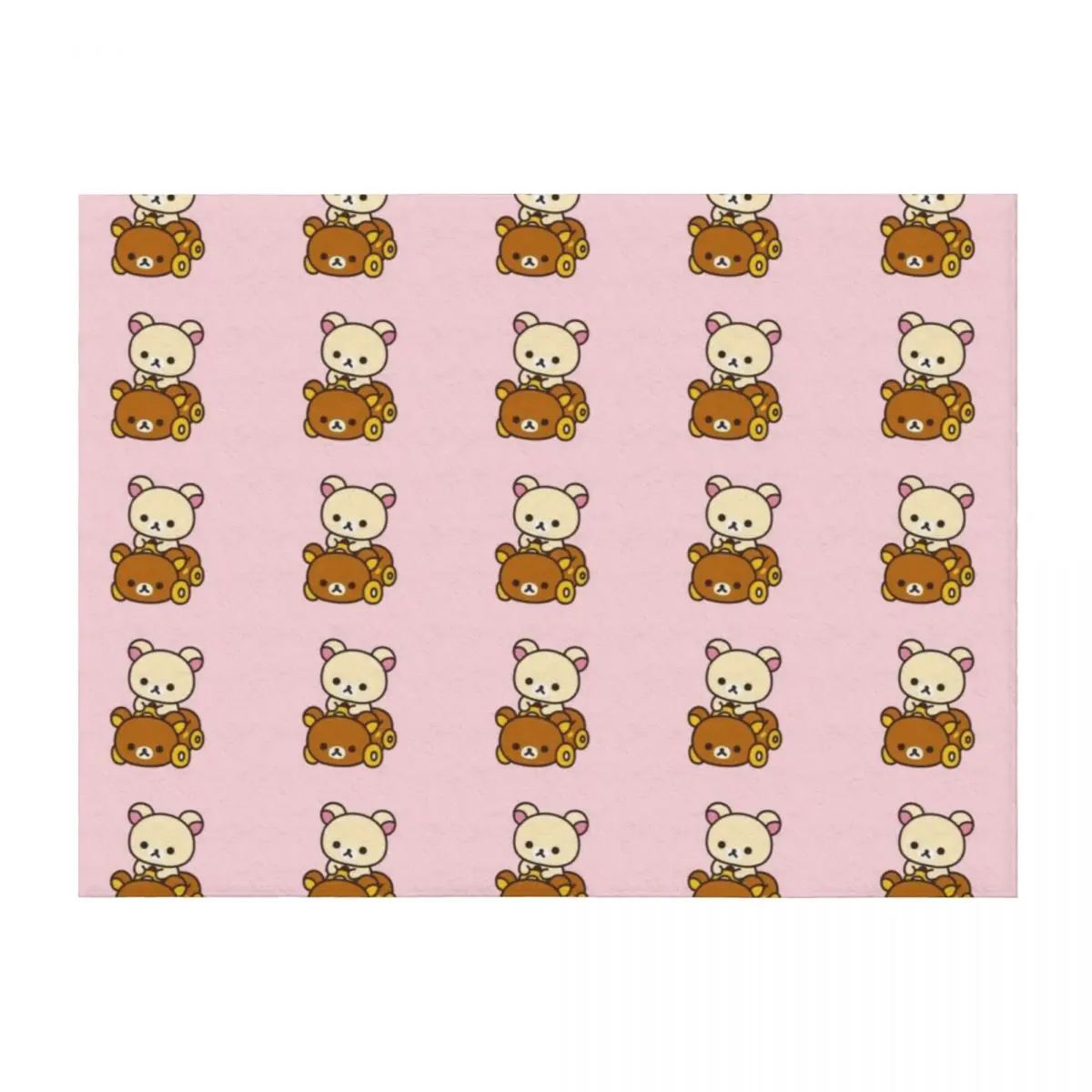 

korilakkuma driving a Rilakkuma car Throw Blanket Multi-Purpose Nap Sofa Blankets