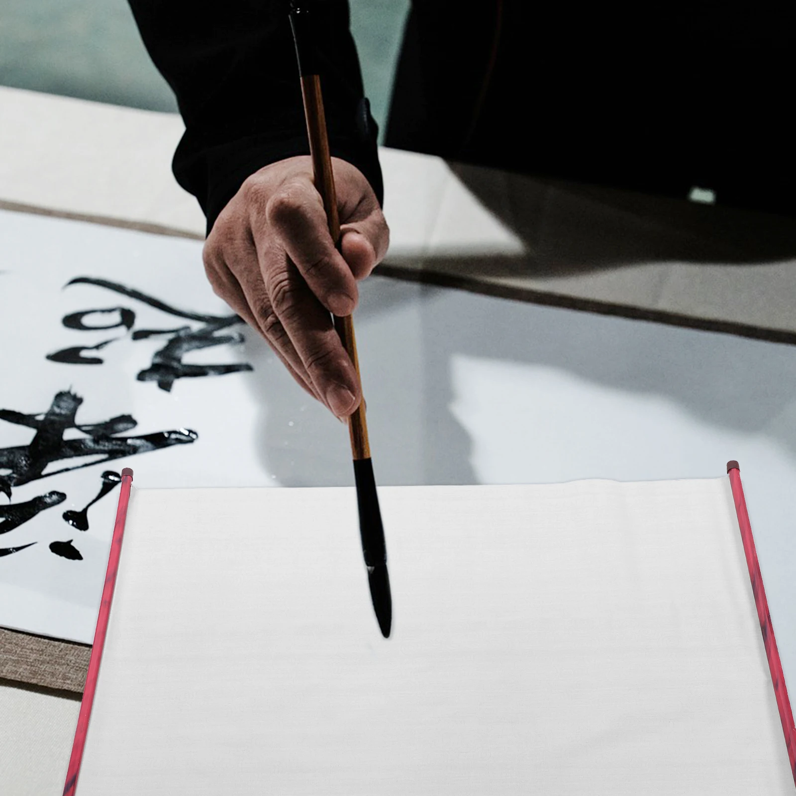 

Reusable Chinese Calligraphy Water Cloth Practice Mat Durable Foldable for Writing Painting Drawing Beginner Study Accessory