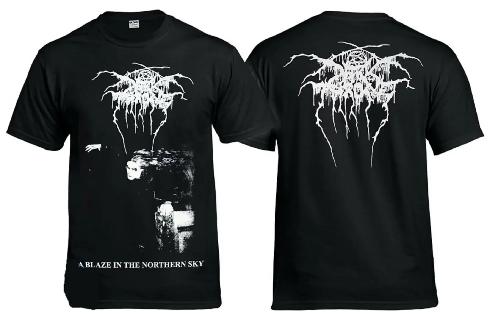 DARKTHRONE cd cvr BLAZE IN THE NORTHERN SKY CAMISETA Oficial XL Nuevo