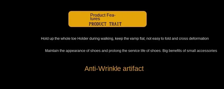 4Pcs Falten Schutz Schuh Anti Falte Biegen Riss Kappe Unterstützung Schuh Bahre Leichte Halten Schild Turnschuhe – Detail 2
