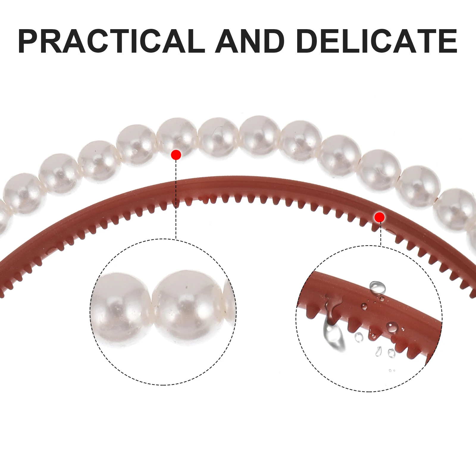 

3pcs Pearl Headband Set Elegant Hair Accessories for Women Suitable Hair Style Color Party Ceremony Banquet Christmas Wedding