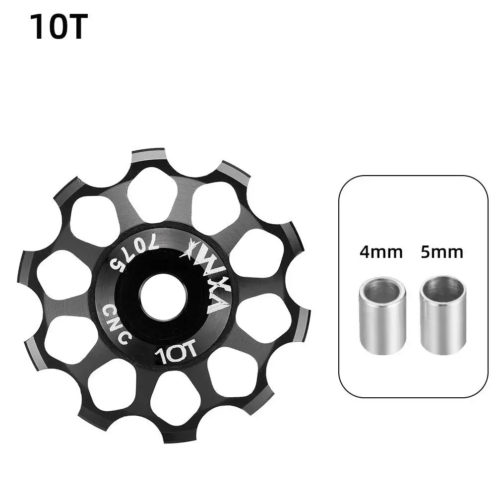 10T-17T Bicycle Guide Wheel Jockey Wheel Axis Adapter Bicycle Rear Derailleur Bearing Ceramic Bearing Bike Guide Roller