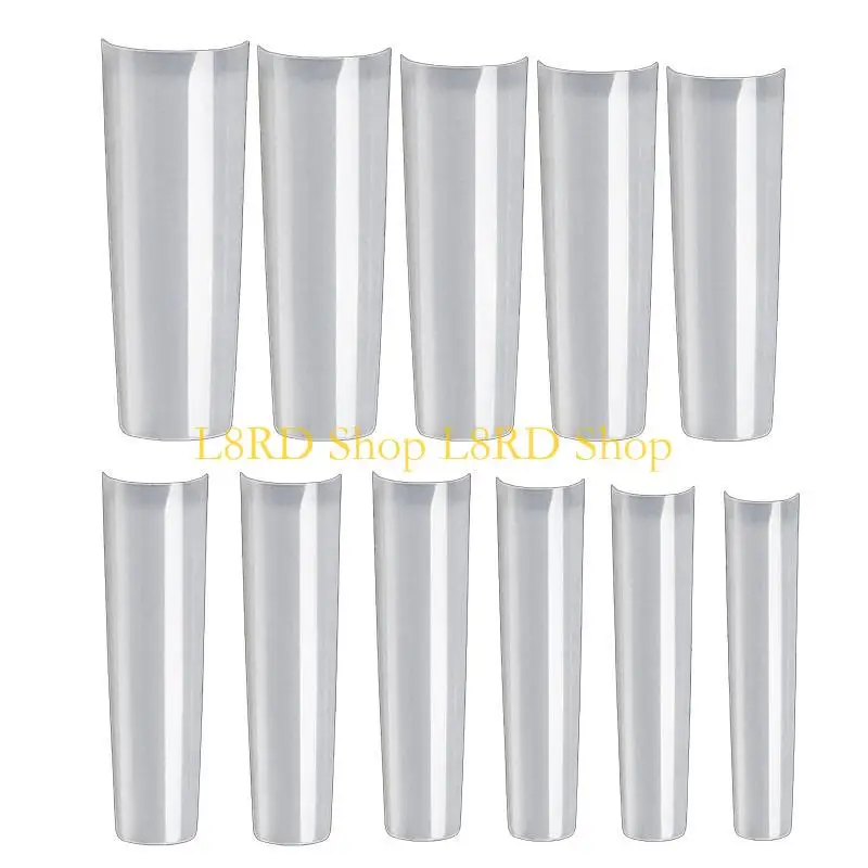 L8rd c Kurve Nagelspitzen Quadratische Nagelspitzen für gerade Nagelspitzen gefälschter Nagel t