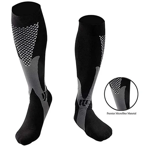 Calcetines de compresión para correr para hombre, medias para venas varicosas, antifatiga, cuidado médico de Edema, calcetines deportivos, ciclismo de montaña, viajes al aire libre